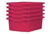Monarch Trays Multi Packs-Dropship,Monarch UK,Trays-Double (5 Pack)-Pink-MT002SET5CPINK-Learning SPACE