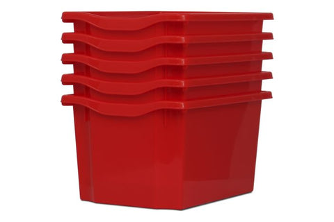 Monarch Trays Multi Packs-Dropship,Monarch UK,Trays-Triple (5 Pack)-Red-MT003SET5CRED-Learning SPACE