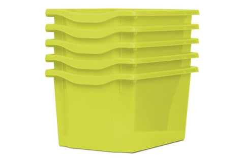 Monarch Trays Multi Packs-Dropship,Monarch UK,Trays-Triple (5 Pack)-Lime-MT003SET5CLIME-Learning SPACE
