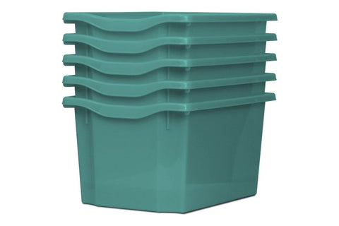 Monarch Trays Multi Packs-Dropship,Monarch UK,Trays-Triple (5 Pack)-Turquoise-MT003SET5CTURQ-Learning SPACE