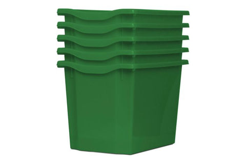 Monarch Trays Multi Packs-Dropship,Monarch UK,Trays-Quad (5 Pack)-Green-MT004SET5CGREEN-Learning SPACE