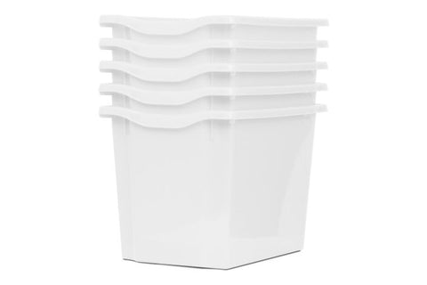 Monarch Trays Multi Packs-Dropship,Monarch UK,Trays-Quad (5 Pack)-White-MT004SET5CWHITE-Learning SPACE