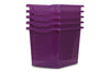 Monarch Trays Multi Packs-Dropship,Monarch UK,Trays-Quad (5 Pack)-Violet Tint-MT004SET5CVIOLETTINT-Learning SPACE