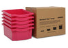 Monarch Trays Multi Packs-Dropship,Monarch UK,Trays-Double (5 Pack)-Red-MT002SET5CRED-Learning SPACE