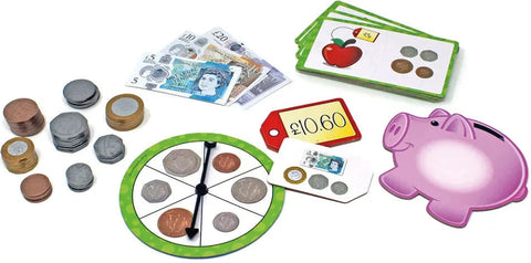 Money Activity Set-Addition & Subtraction,Calmer Classrooms,Dyscalculia,Helps With,Imaginative Play,Kitchens & Shops & School,Learning Activity Kits,Learning Resources,Life Skills,Maths,Maths Toys,Money,Pocket money,Primary Maths,S.T.E.M,Stock-Learning SPACE