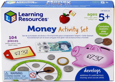 Money Activity Set-Addition & Subtraction,Calmer Classrooms,Dyscalculia,Helps With,Imaginative Play,Kitchens & Shops & School,Learning Activity Kits,Learning Resources,Life Skills,Maths,Maths Toys,Money,Pocket money,Primary Maths,S.T.E.M,Stock-Learning SPACE
