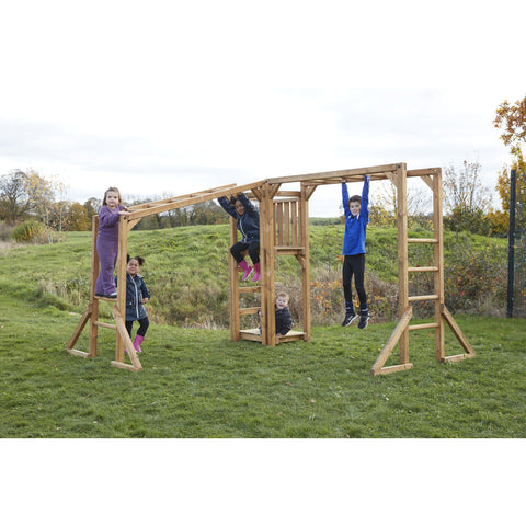 Monkey Bar Many Ways-Cosy Direct,Outdoor Climbing Frames,Playground,Playground Equipment-Learning SPACE