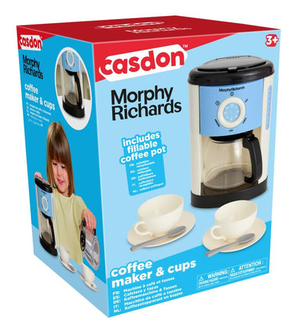 Morphy Richards Coffee Maker & Cups – For Budding Baristas!-Calmer Classrooms,Casdon Toys,Christmas,Christmas 2024,Gifts For 3-5 Years Old,Helps With,Imaginative Play,Kitchens & Shops & School,Life Skills,Play Kitchen Accessories,Pretend play,Role Play,Stocking Stuffers-Learning SPACE
