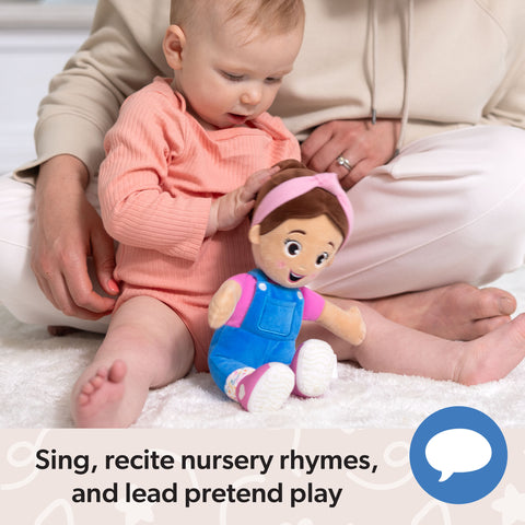 Ms. Rachel Cuddle & Comfort Doll-Baby & Toddler Gifts,Baby Sensory Toys,Baby Soft Toys,Baby Toys,Calming & Anxiety,Calming and Relaxation,Comfort Toys,Games & Toys,Ms. Rachel,Plush-Learning SPACE