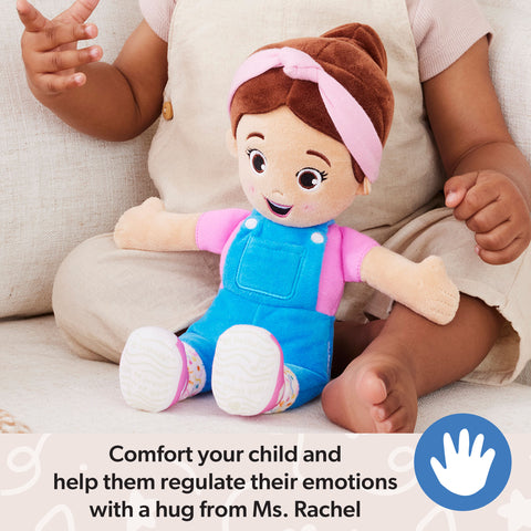 Ms. Rachel Cuddle & Comfort Doll-Baby & Toddler Gifts,Baby Sensory Toys,Baby Soft Toys,Baby Toys,Calming & Anxiety,Calming and Relaxation,Comfort Toys,Games & Toys,Ms. Rachel,Plush-Learning SPACE