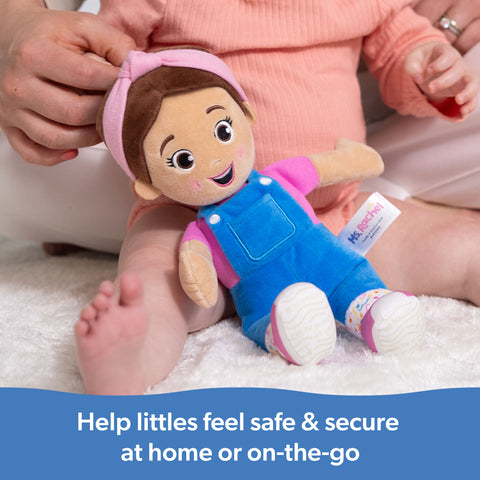 Ms. Rachel Cuddle & Comfort Doll-Baby & Toddler Gifts,Baby Sensory Toys,Baby Soft Toys,Baby Toys,Calming & Anxiety,Calming and Relaxation,Comfort Toys,Games & Toys,Ms. Rachel,Plush-Learning SPACE