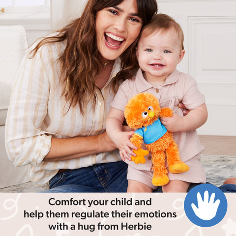 Ms. Rachel Herbie Cuddle & Comfort Friend-Baby & Toddler Gifts,Baby Sensory Toys,Baby Soft Toys,Baby Toys,Calming & Anxiety,Calming and Relaxation,Comfort Toys,Games & Toys,Ms. Rachel,Plush-Learning SPACE