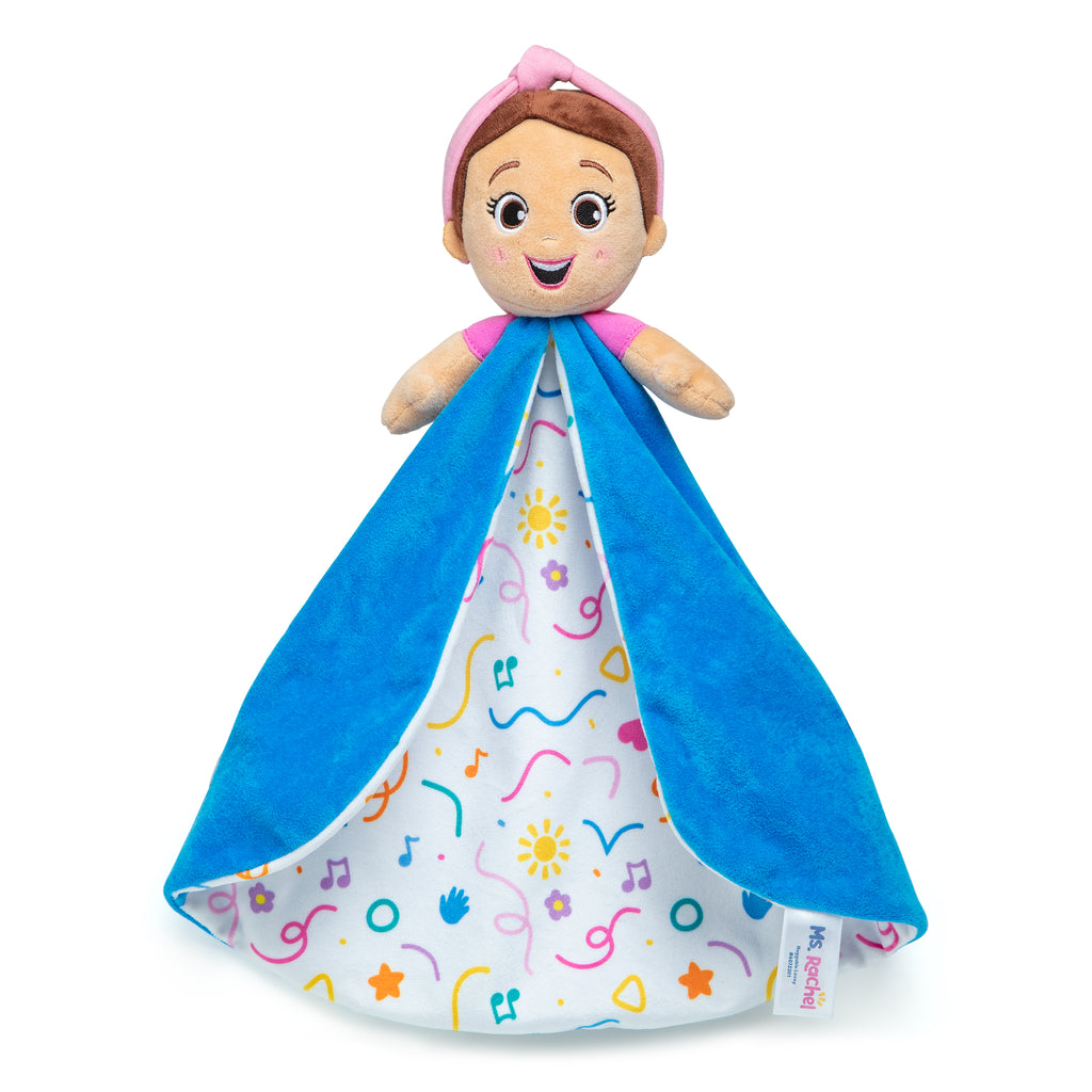 Ms. Rachel Huggable Lovey – Soft Security Blanket for Babies-Baby & Toddler Gifts,Baby Sensory Toys,Baby Soft Toys,Baby Toys,Calming & Anxiety,Calming and Relaxation,Comfort Toys,Games & Toys,Ms. Rachel,Plush-Learning SPACE