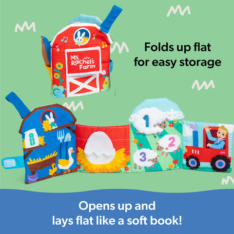 Ms. Rachel Sensory Learning Farm-Animals,Baby Soft Toys,Farms & Construction,Games & Toys,Ms. Rachel-Learning SPACE