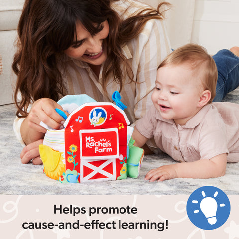 Ms. Rachel Sensory Learning Farm-Animals,Baby Soft Toys,Farms & Construction,Games & Toys,Ms. Rachel-Learning SPACE