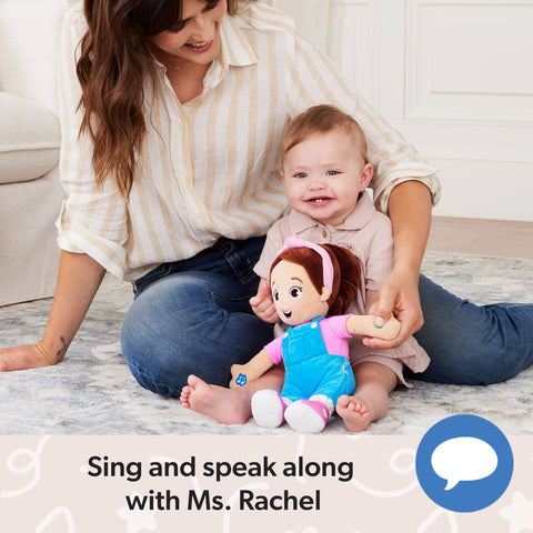 Ms. Rachel Speak & Sing Doll-Baby Musical Toys,Games & Toys,Ms. Rachel,Music,Nursery-Learning SPACE