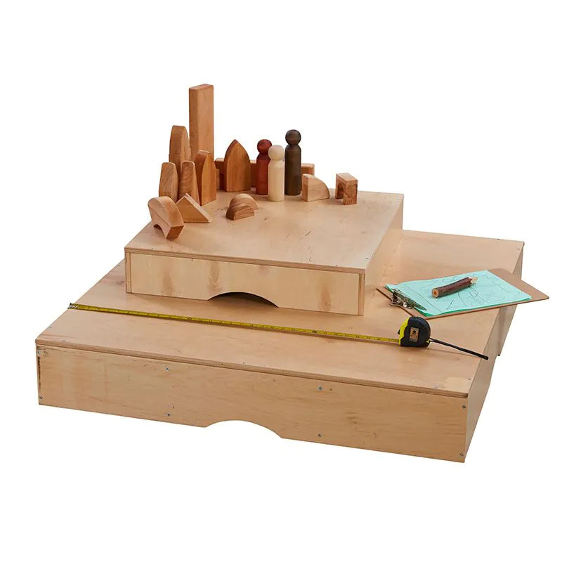 Multi-Level Block Building Construction Platforms 2Pk-Cosy Direct,Engineering & Construction,Imaginative Play,Outdoor Play Structure,Role Play-Learning SPACE