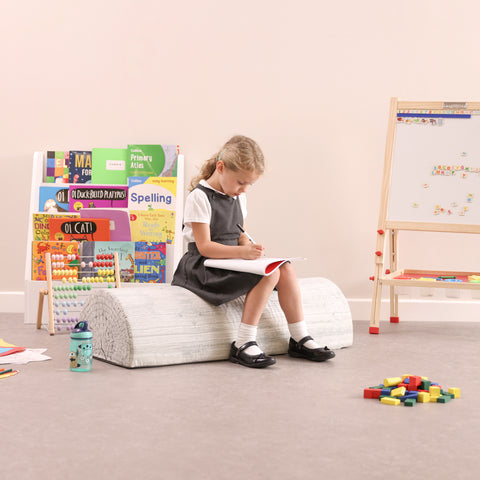 Multi-Person Foam Log Bean Bag Seat-Bean Bags & Cushions,Cushions,Dropship,Eden Learning Spaces,Forest School & Outdoor Garden Equipment,Nature Learning Environment,Nature Sensory Room,Nurture Room,Outdoor Furniture,Stock,Wellbeing Furniture-Learning SPACE