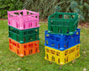 Multiplay Stacking Crates (6Pk)-Atelier,Cosy Direct,Cosy Outdoor,Den Accessories,Den Making Materials,Discontinued,Storage,Storage Bins & Baskets,Wellbeing Furniture-Learning SPACE