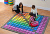 Multiplication Grid 2x2m Carpet-Educational Carpet,Kit For Kids,Mats & Rugs,Multi-Colour,Multiplication & Division,Rugs,Square,Wellbeing Furniture-Learning SPACE