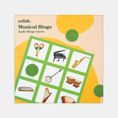 Musical Bingo Board Game by Relish for Dementia-Dementia,Helps With,Memory Pattern & Sequencing-Learning SPACE