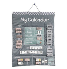 My Calendar - Grey Cloth-Featured, Fiesta Crafts, Schedules & Routines-Learning SPACE