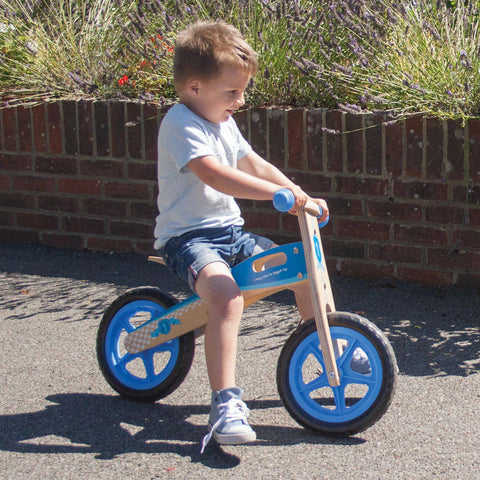 My First Balance Bike - Blue-Additional Need,Balance Bikes,Balancing Equipment,Bigjigs Toys,Calmer Classrooms,Early Years. Ride On's. Bikes. Trikes,Exercise,Gross Motor and Balance Skills,Ride & Scoot,Ride On's. Bikes & Trikes,Stock-Learning SPACE