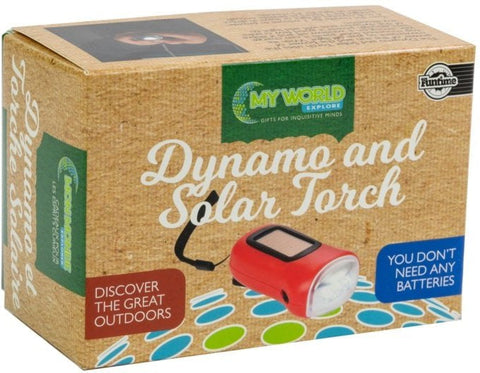 My World Dynamo & Solar Torch-AllSensory,S.T.E.M,Science Activities,Sensory Light Up Toys,Stock,Stocking Stuffers,Visual Sensory Toys,World & Nature-Learning SPACE