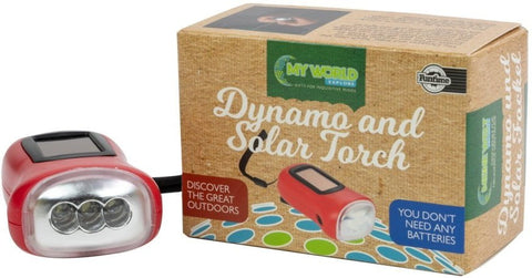 My World Dynamo & Solar Torch-AllSensory,S.T.E.M,Science Activities,Sensory Light Up Toys,Stock,Stocking Stuffers,Visual Sensory Toys,World & Nature-Learning SPACE