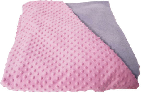 MySpace 4kg Weighted Blanket & Pillow Case Medium (100 x 150)-ADD/ADHD,AllSensory,Autism,Calmer Classrooms,Calming & Anxiety,Calming and Relaxation,Comfort Toys,Down Syndrome,Matrix Group,Nurture Room,Playlearn,Proprioceptive,Sensory Processing Disorder,Sensory Seeking,Sleep Issues,Weighted & Deep Pressure,Weighted Blankets-Pink/Grey-WB4KGMP-Learning SPACE