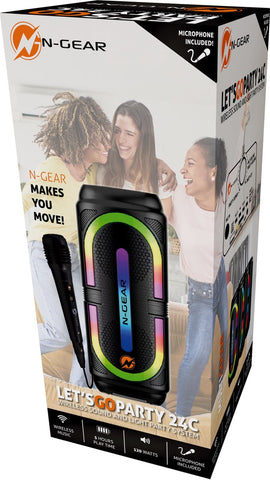 N-Gear Let's Go Party 24C Portable Karaoke Speaker-Audio,Christmas 2025,Music,oral motor,Oral Motor & Chewing Skills,Primary Music,Speech,Teenage Speakers-Learning SPACE