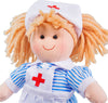 Nancy Nurse Rag Doll - Soft and Cuddly Toy-Baby Soft Toys,Bigjigs Toys,Comfort Toys,Dolls & Doll Houses,Fire. Police & Hospital,Games & Toys,Gifts For 1 Year Olds,Gifts For 2-3 Years Old,Imaginative Play,Nurture Room,Plush,Puppets & Theatres & Story Sets,SCOTEXCEL,Stock-Learning SPACE