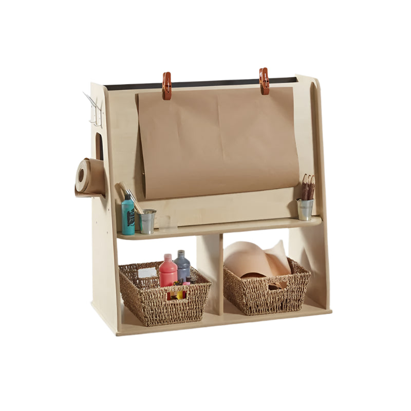 Narrow Art Station - Maple 1Pk-Arts & Crafts,Atelier,Classroom Furniture,Cosy Direct,Furniture,Wellbeing Furniture-Learning SPACE