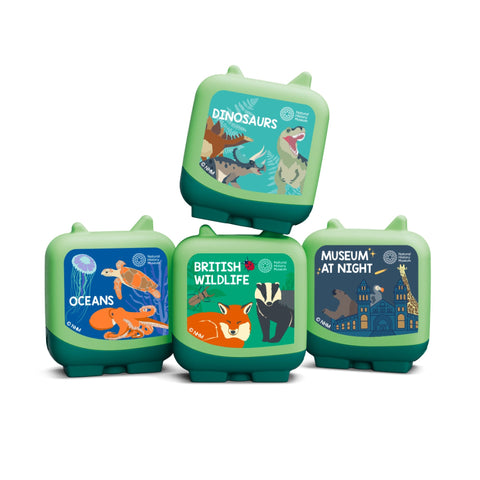 Natural History Museum - Discovery Crew Pocket Tonie Collection-Dinosaurs. Castles & Pirates,Puppets & Theatres & Story Sets,Sound,Tonies-Learning SPACE