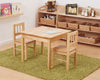 Natural Wood Table And Chairs (3Pk)-Children's Wooden Seating,Cosy Direct,Furniture,Wooden Table-Learning SPACE