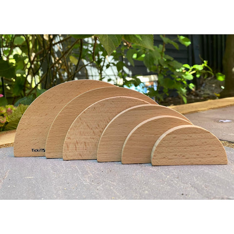 Natural Wooden Architect Arch Panels - Pk6-Baby Wooden Toys,Building Blocks,Engineering & Construction,Maths,Primary Maths,S.T.E.M,SCOTEXCEL,Shape & Space & Measure,Stacking Toys & Sorting Toys,Stock,Tactile Toys & Books,TickiT,Wooden Toys-Learning SPACE
