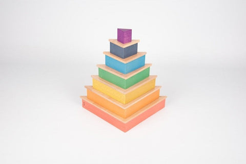 Natural Wooden Architect Triangular Panels - Pk6-Building Blocks,SCOTEXCEL,Sensory,sensory activity,Shape & Space & Measure,Stacking Toys & Sorting Toys,Stock,Tactile Toys & Books,TickiT,Wooden Toys-Learning SPACE