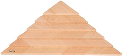 Natural Wooden Architect Triangular Panels - Pk6-Baby Wooden Toys,Building Blocks,Maths,Primary Maths,Shape & Space & Measure,Stacking Toys & Sorting Toys,Stock,Tactile Toys & Books,TickiT,Wooden Toys-Learning SPACE