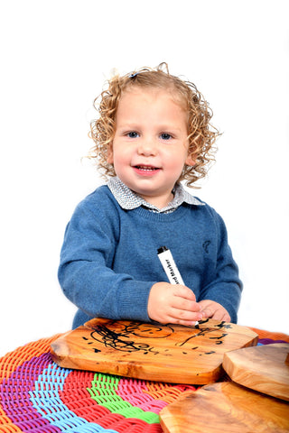 Natural Wooden Writing Boards – Set of 3-Drawing & Easels,Dyspraxia,Handwriting,Mark Making,Playlearn,SCOTEXCEL-Learning SPACE