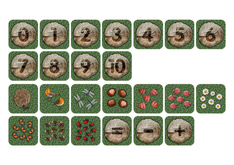 Natural World Counting Indoor/Outdoor 35 Mini Placement Carpets with holdall-Dropship,Kit For Kids,Mats,Mats & Rugs,Rugs,Sit Mats,Square,Wellbeing Furniture,World & Nature-Learning SPACE