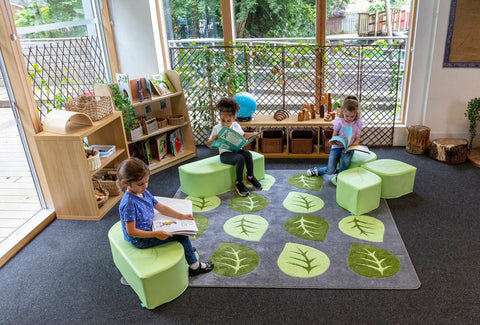 Natural World™ Carved Placement 2x2m Carpet-Dropship,Kit For Kids,Mats & Rugs,Nature Sensory Room,Neutral Colour,Placement Carpets,Rugs,Square,Wellbeing Furniture-Learning SPACE