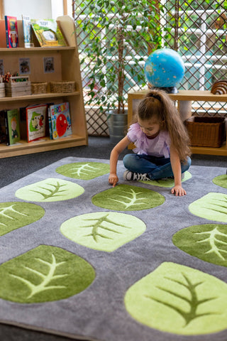 Natural World™ Carved Placement 2x2m Carpet-Dropship,Kit For Kids,Mats & Rugs,Nature Sensory Room,Neutral Colour,Placement Carpets,Rugs,Square,Wellbeing Furniture-Learning SPACE