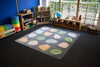 Natural World™ Carved Placement 2x2m Carpet-Dropship,Kit For Kids,Mats & Rugs,Nature Sensory Room,Neutral Colour,Placement Carpets,Rugs,Square,Wellbeing Furniture-Learning SPACE