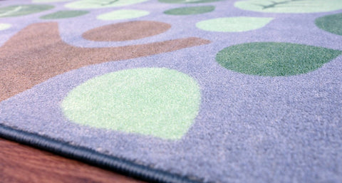 Natural World™ Semi-Circle Placement 3x1.5m Carpet-Corner & Semi-Circle,Kit For Kids,Mats & Rugs,Nature Sensory Room,Neutral Colour,Placement Carpets,Rugs,Wellbeing Furniture-Learning SPACE