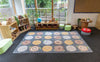 Natural World™ Tree Stump Placement 3x2m Carpet-Carpets, Mats & Rugs-Dropship,Kit For Kids,Mats & Rugs,Nature Sensory Room,Neutral Colour,Placement Carpets,Rectangular,Rugs,Wellbeing Furniture,World & Nature-Learning SPACE