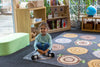 Natural World™ Tree Stump Placement 3x2m Carpet-Carpets, Mats & Rugs-Dropship,Kit For Kids,Mats & Rugs,Nature Sensory Room,Neutral Colour,Placement Carpets,Rectangular,Rugs,Wellbeing Furniture,World & Nature-Learning SPACE