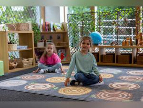 Natural World™ Tree Stump Placement 3x2m Carpet-Carpets, Mats & Rugs-Dropship,Kit For Kids,Mats & Rugs,Nature Sensory Room,Neutral Colour,Placement Carpets,Rectangular,Rugs,Wellbeing Furniture,World & Nature-Learning SPACE
