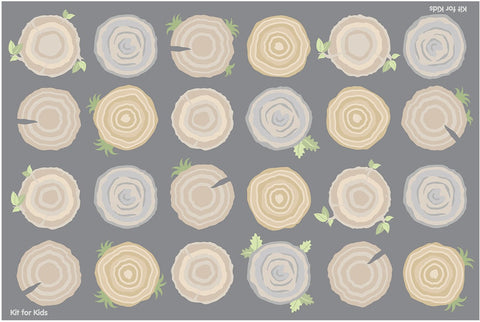 Natural World™ Tree Stump Placement 3x2m Carpet-Carpets, Mats & Rugs-Dropship,Kit For Kids,Mats & Rugs,Nature Sensory Room,Neutral Colour,Placement Carpets,Rectangular,Rugs,Wellbeing Furniture,World & Nature-Learning SPACE