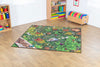 Natural World™ Woodland Double Sided 2x2m Carpet-Dropship,Kit For Kids,Mats & Rugs,Nature,Nature Sensory Room,Neutral Colour,Placement Carpets,Rugs,Square,Wellbeing Furniture,World & Nature-Learning SPACE