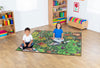 Natural World™ Woodland Double Sided 2x2m Carpet-Dropship,Kit For Kids,Mats & Rugs,Nature,Nature Sensory Room,Neutral Colour,Placement Carpets,Rugs,Square,Wellbeing Furniture,World & Nature-Learning SPACE